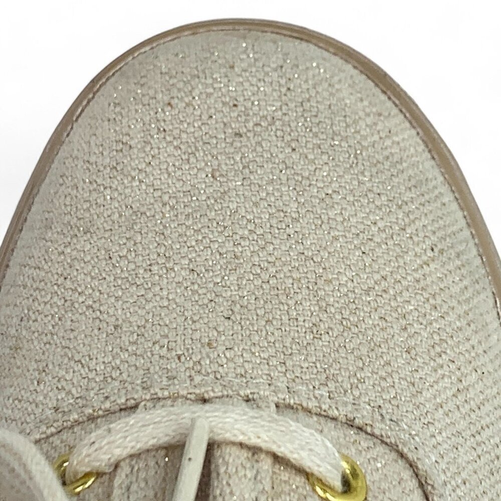 Keds Triple Decker Shimmer Dream Low Top Sneakers Gold/Beige WF59212 Size 9 - Picture 2 of 10